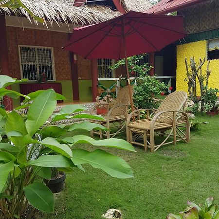 Traville Huts Palm Beach Inn Panglao Buitenkant foto