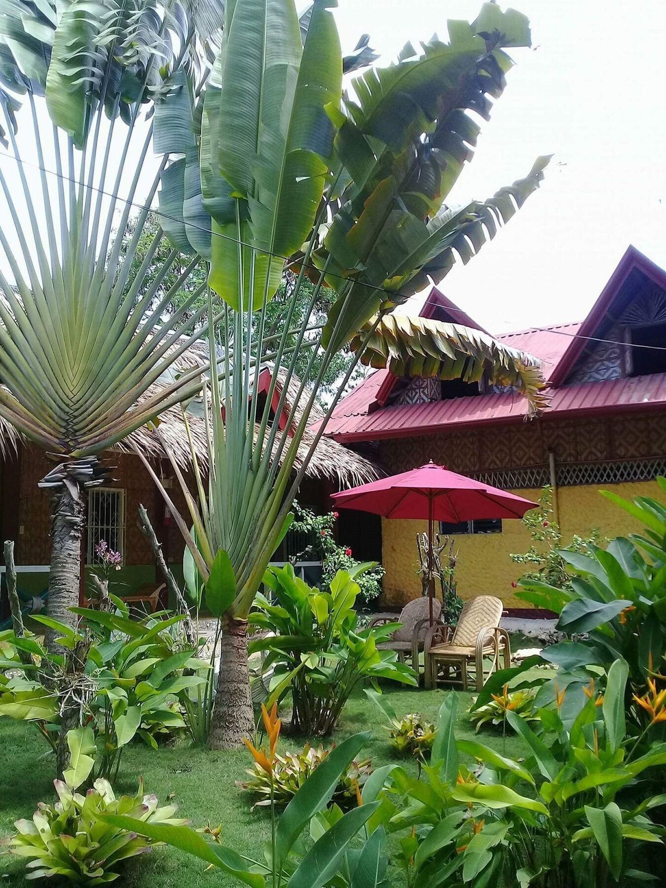 Traville Huts Palm Beach Inn Panglao Buitenkant foto