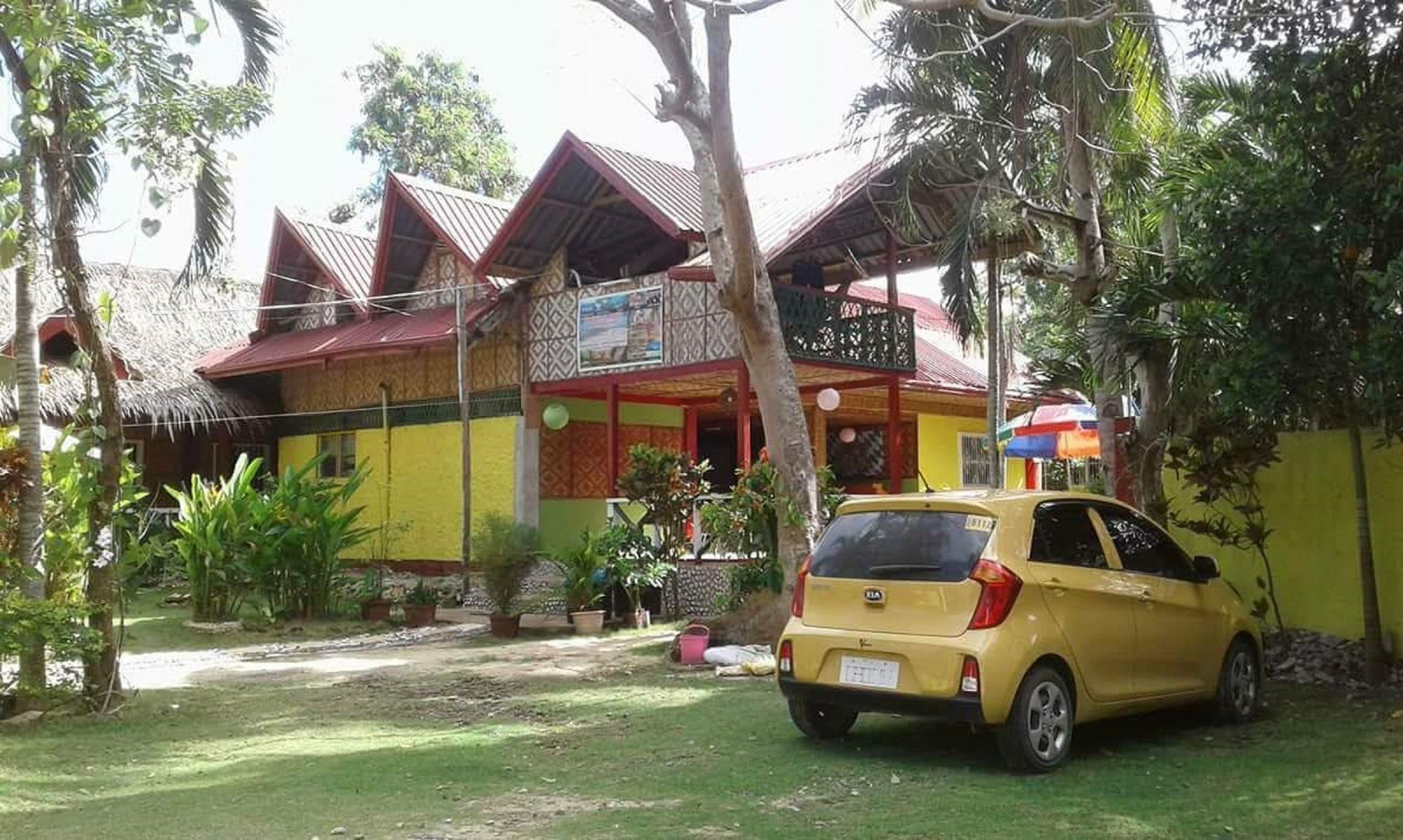 Traville Huts Palm Beach Inn Panglao Buitenkant foto